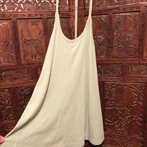 Mint Green Mini Dress with Low Back